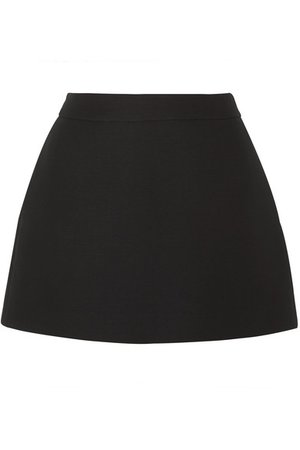 Valentino | Wool and silk-blend mini skirt | NET-A-PORTER.COM