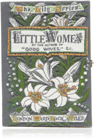 Olympia Le-Tan Little Women Embroidered Book Clutch