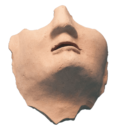 Half Face Sculpture