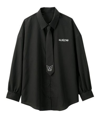 Sanrio Kuromi Camisa Com Gravata limitado Japão Mulheres Negras Cosplay | eBay