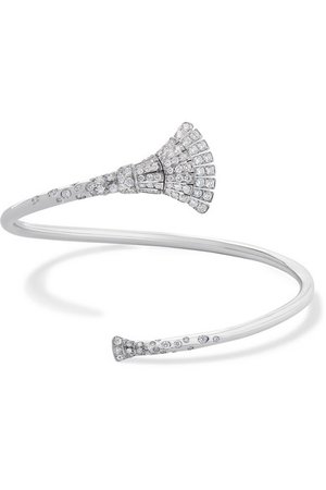 de GRISOGONO | Bracelet en or blanc 18 carats et diamants Ventaglio | NET-A-PORTER.COM