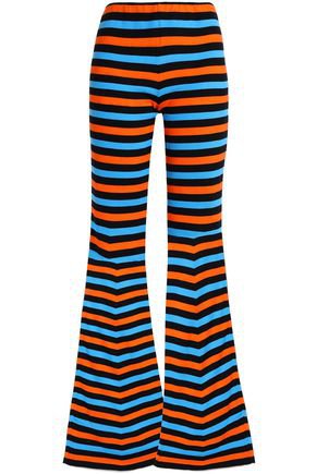 Striped cotton flared pants | MOSCHINO |