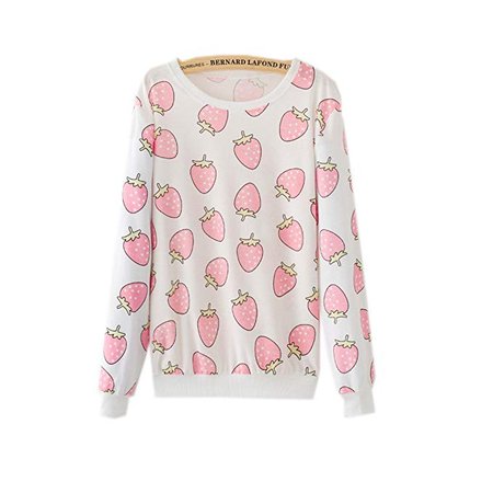 Strawberry White Sweater