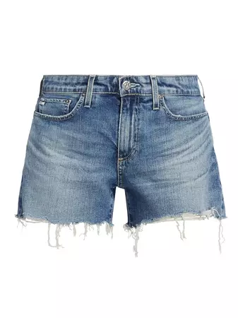 Shop AG Jeans Hailey Cut-Off Denim Shorts | Saks Fifth Avenue