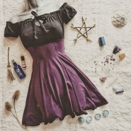 Rhiannon Dress Witch Dress Ritual Magick Dress | Etsy
