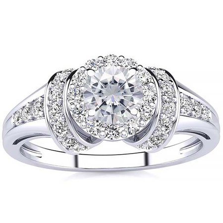 0.70ct Vintage Inspired Diamond Engagement Ring