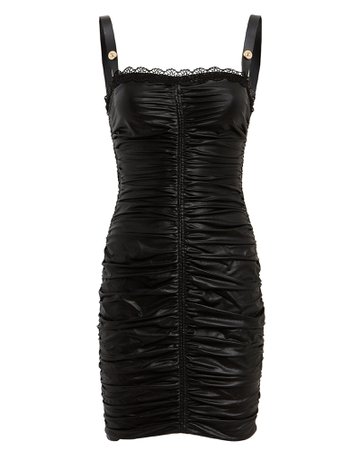 Versace Jeans Couture | Ruched Mini Dress | INTERMIX®