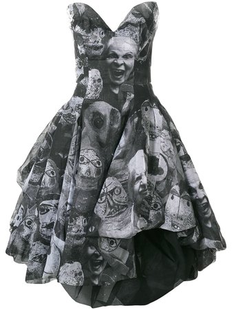 VIVIENNE WESTWOOD printed puffball dress