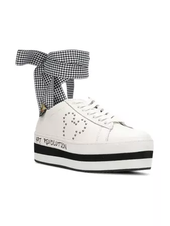 Moa Master Of Arts Disney ankle tie sneakers $247 - Buy AW18 Online - Fast Global Delivery, Price