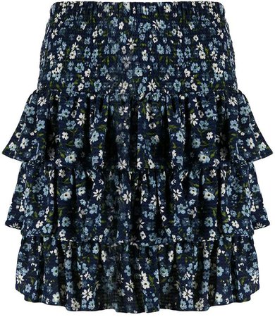 Floral Print Skirt