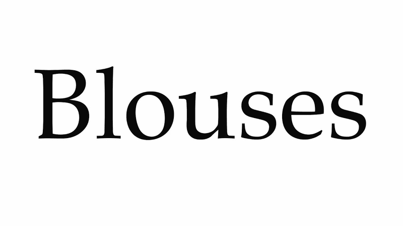 blouse slogan