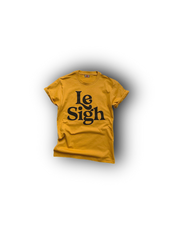 Le Sigh funny top yellow shirts