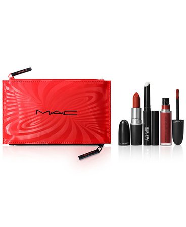 MAC 4-Pc. Hypnotizing Holiday Best Kept Secret Matte Lip Set & Reviews - Makeup - Beauty - Macy's
