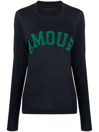 ZADIG&VOLTAIRE Amour long-sleeve T-shirt - Farfetch