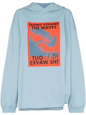 AMBUSH waves print hoodie
