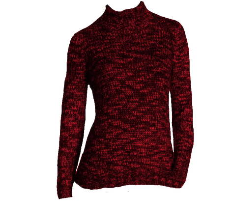 rebbie_irl’s red and black turtle neck