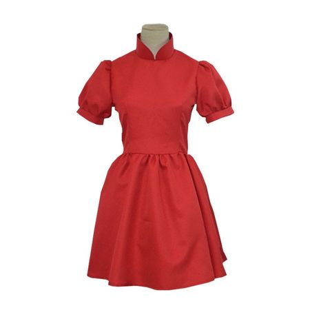 Anime Ponyo On The Cliff Cosplay Ponyo Cosplay Costume Lovely Halloween Red Dress Custom Made - Cosplay Costumes - AliExpress