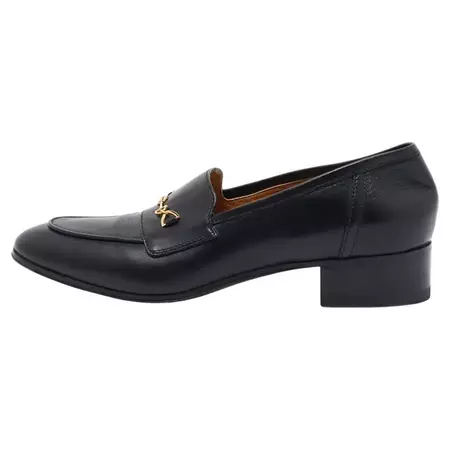 Gucci Black Leather Horsebit Loafers Size 39 For Sale at 1stDibs