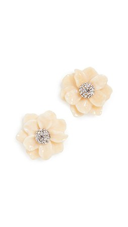 Lele Sadoughi Gardenia Stud Earrings | SHOPBOP