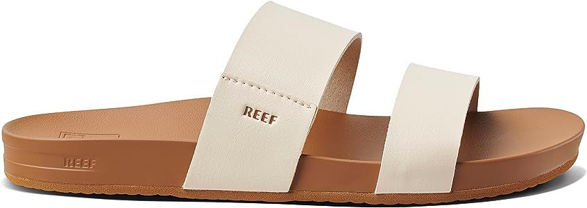 Amazon.com | Reef Women's Cushion Vista Slide Sandal, Vintage, 8 | Slides