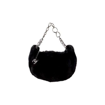 Chanel Black Small Chain Logo Handle Hobo Bag – Treasures of NYC