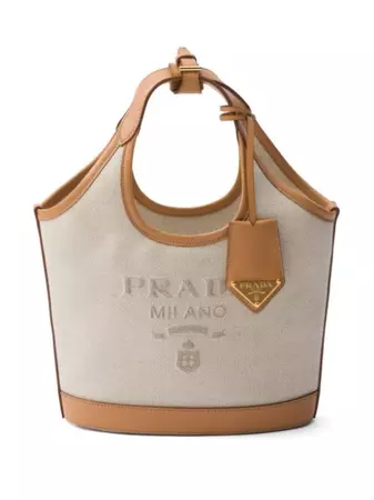 Prada logo-print Bucket Bag - Farfetch