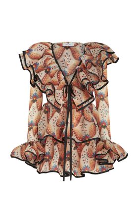 Ruffled Mini Dress By Etro | Moda Operandi