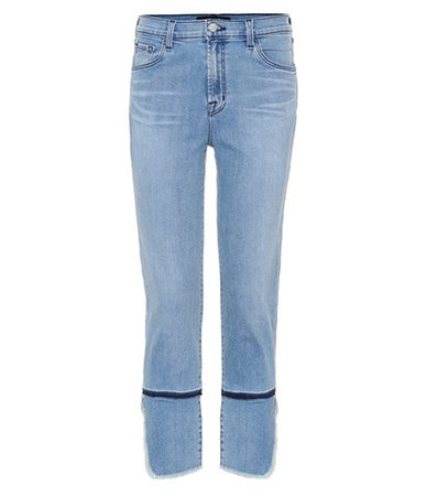 Ruby high-rise cropped jeans