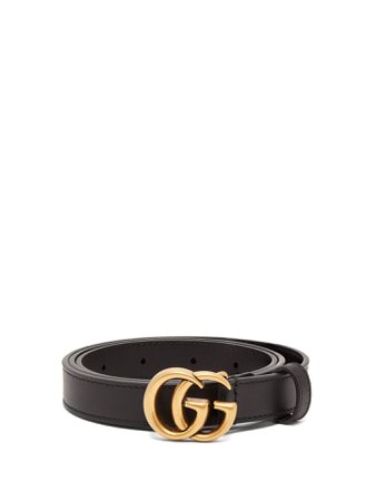 GG leather belt | Gucci | MATCHESFASHION.COM