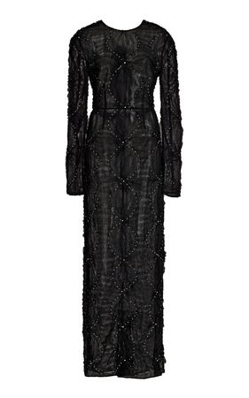 Amiah Embroidered Tulle Gown By Erdem | Moda Operandi
