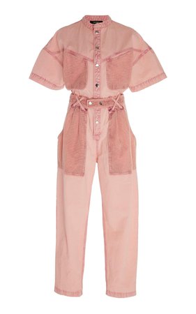 isabel-marant-pink-Tundra-Collarless-Denim-Jumpsuit.jpeg (1598×2560)