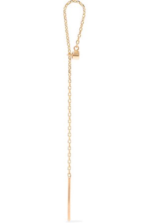Catbird | Greco Lariat gold diamond earring | NET-A-PORTER.COM