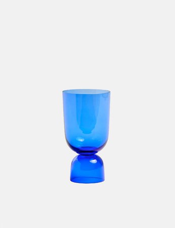 Hay Bottoms Up Vase (Small) - Electric Blue | Article.