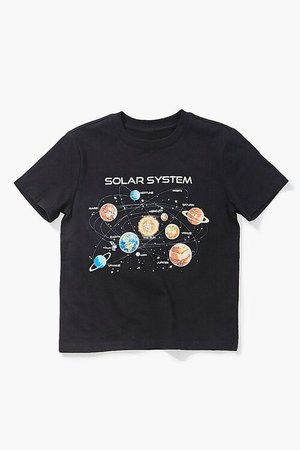 Girls Solar System Graphic Tee (Kids)