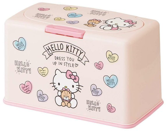 hello kitty face mask container