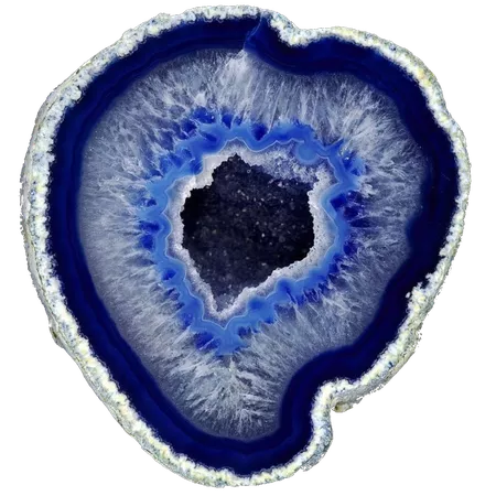 crystals crystal minerals mineral blue sticker by @ksuastap