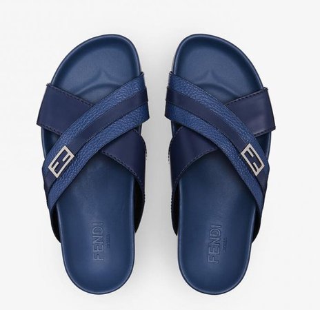 Fendi SANDALS Blue | Mens Sandals, Slides & Espadrilles