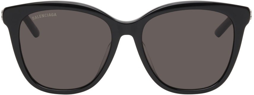 Balenciaga: Black Square Sunglasses | SSENSE