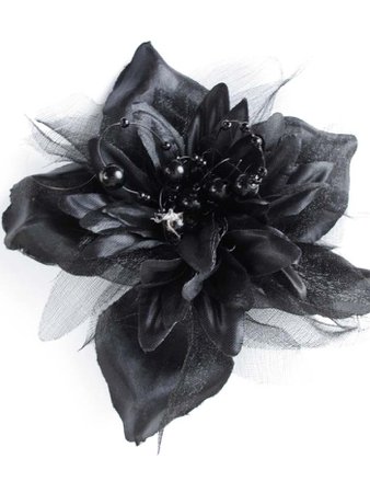 Black Hair Flower