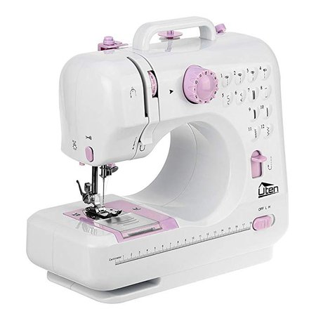 Uten Electric Sewing Machine Small Household Sewing Tool 2 Speed 12 Stitches: Amazon.co.uk: Kitchen & Home