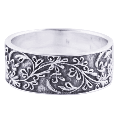 Shop Dixi Boho Ring | Ivy Chunky Band Gothic Sterling Silver Ring