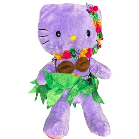 BAB purple hello kitty build a bear in hula girl... - Depop