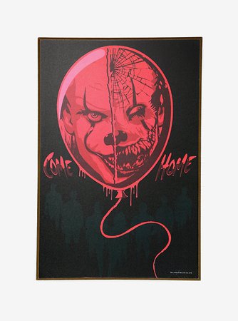 IT Chapter Two Pennywise Balloon Wood Wall Art