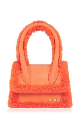 Le Chiquito Shearling Top Handle Bag By Jacquemus | Moda Operandi