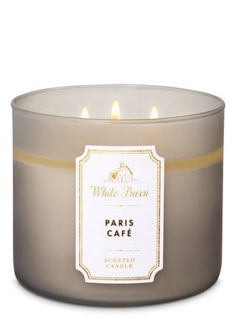 Paris Café 3-Wick Candle - White Barn | Bath & Body Works