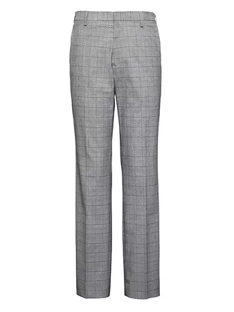 plaid gray pants