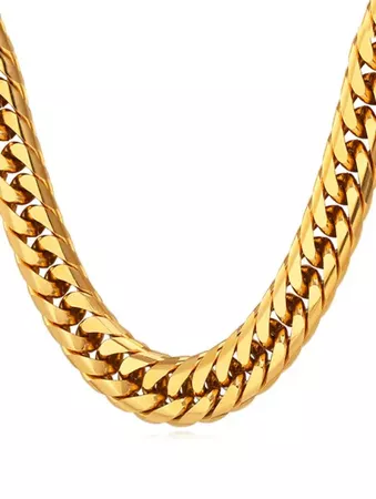 2019 Solid Color Alloy Biker Necklace In GOLD | DressLily.com
