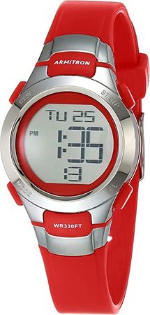 Amazon.com: Armitron Sport Women's Digital Chronograph Resin Strap Watch, 45/7012 : Clothing, Shoes & Jewelry