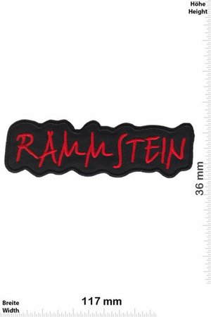 Rammstein R Patch Badge Embroidered Iron on Applique Souvenir