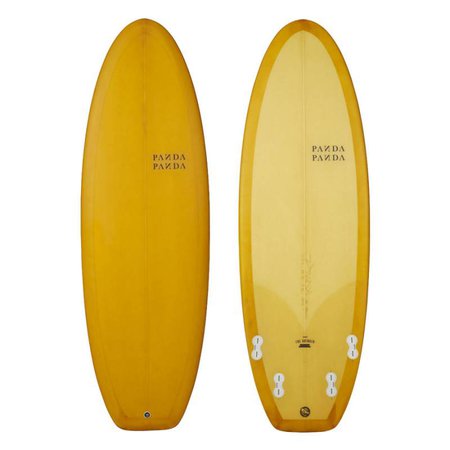 Doinker Panda Yellow Surfboard
